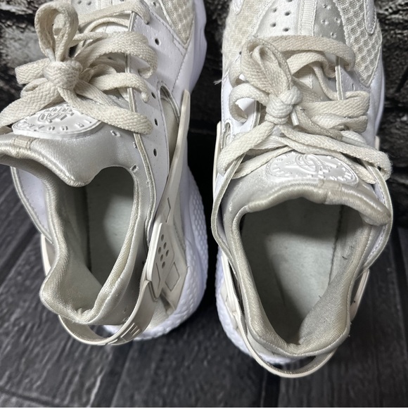 Nike Air Huarache All White Platinum 318429-111 Sneakers Shoes Men's Size 9 - Picture 13 of 16